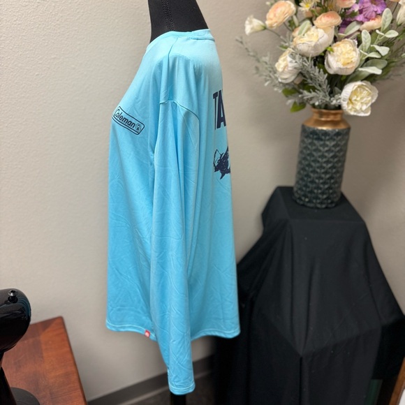 NWT Coleman XX-Large Long Sleeve Graphic Tee “Take A Hike” | Blue Topaz - Picture 3 of 10
